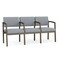 Lesro Lenox 3 Seat Tandem Seating W/ Arms, 64.5 in W 24.5 in L 32 in H LS3103 - alternate 1